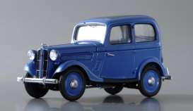 Datsun  - 17 Sedan 1938 blue - 1:43 - Ebbro - 44346 - ebb44346 | Toms Modelautos