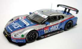 Nissan  - GT-R 2010 blue/silver - 1:43 - Ebbro - 44428 - ebb44428 | Toms Modelautos