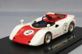 Toyota  - 7 1969 white/red - 1:43 - Ebbro - 44718 - ebb44718 | Toms Modelautos