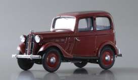 Datsun  - 17 Sedan 1938 dark red - 1:43 - Ebbro - 44347 - ebb44347 | Toms Modelautos