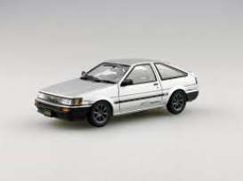 Toyota  - Corolla Levin 1600 GTV silver - 1:43 - Ebbro - 45186 - ebb45186 | Toms Modelautos