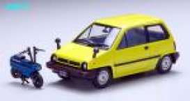 Honda  - 1981 yellow - 1:43 - Ebbro - 44017 - ebb44017 | Toms Modelautos