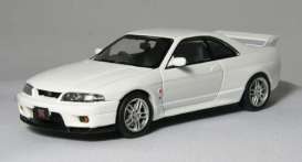 Nissan  - Skyline GT-R R33 1995 white - 1:43 - Ebbro - 44186 - ebb44186 | Toms Modelautos