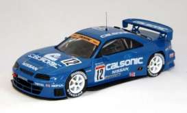 Nissan  - Skyline 1998 blue - 1:43 - Ebbro - 44192 - ebb44192 | Toms Modelautos