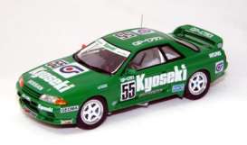 Nissan  - Skyline 1993 green - 1:43 - Ebbro - 44158 - ebb44158 | Toms Modelautos