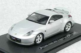 Nissan  - Fairlady 2007 blue/green - 1:43 - Ebbro - ebb43939 | Toms Modelautos