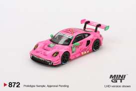 Porsche  - 911 (992) 2021 pink - 1:64 - Mini GT - 00872-L - MGT00872lhd | Toms Modelautos