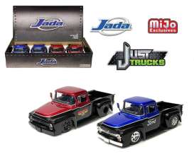 Ford  - F100 1956 blue - 1:24 - Jada Toys - 34331~4 - jada34331 | Toms Modelautos