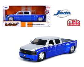 Chevrolet  - Silverado 1999 blue - 1:24 - Jada Toys - 34783 - jada34783 | Toms Modelautos