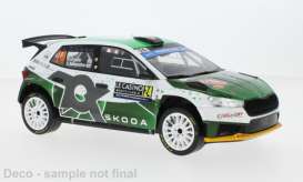 Skoda  - Fabia 2023 green/white - 1:18 - IXO Models - RMC155B - ixRMC155B | Toms Modelautos