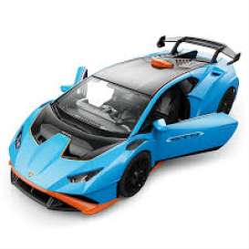 Lamborghini  - Huracan STO blue - 1:32 - Rastar - 64300b - rastar64300b | Toms Modelautos