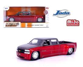 Chevrolet  - Silverado 1999 red - 1:24 - Jada Toys - 35589 - jada35589 | Toms Modelautos