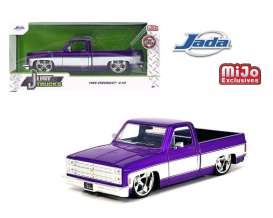 Chevrolet  - C10 1985 purple - 1:24 - Jada Toys - 35856 - jada35856 | Toms Modelautos