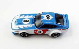 Nissan  - 1973 blue/white - 1:43 - Ebbro - 44950 - ebb44950 | Toms Modelautos