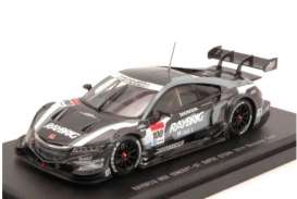 Honda  - NSX 2014 black/white/grey - 1:43 - Ebbro - 45091 - ebb45091 | Toms Modelautos