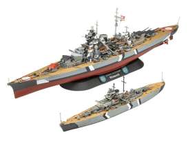 Leopard  - Bismarck orange/grey - 1:700 - Revell - Germany - 05637 - revell05637 | Toms Modelautos