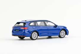 Skoda  - Superb 2023 blue - 1:43 - Abrex - 143AB-047MQ - ab143AB-047MQ | Toms Modelautos