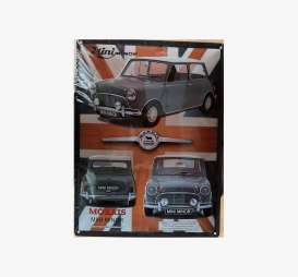 Tac Signs 3D Morris - Mini grey/various - Tac Signs - IS19650 - tac3D19650RA | Toms Modelautos