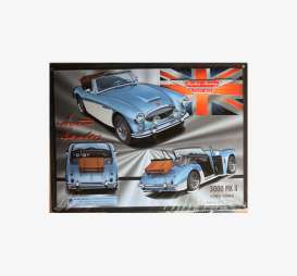 Tac Signs 3D Austin Healey - 3000 MK II blue/various - Tac Signs - IS19652 - tac3D19652RA | Toms Modelautos