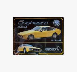 Tac Signs 3D Matra - Bagheera yellow/black - Tac Signs - IS19655 - tac3D19655RA | Toms Modelautos