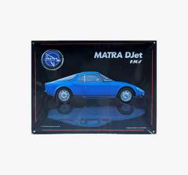 Tac Signs 3D Matra - DJet blue/black - Tac Signs - IS19658 - tac3D19658RA | Toms Modelautos