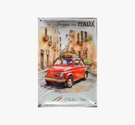 Tac Signs 3D Fiat - Italia red/various - Tac Signs - IS19673 - tacM3D19673RB | Toms Modelautos