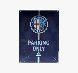 Tac Signs 3D Alfa Romeo - Parking blue - Tac Signs - IS19701 - tac3D19701RA | Toms Modelautos