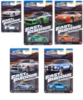 Assortment/ Mix  - F&F Street Racing various - 1:64 - Hotwheels - HNR88 - hwmvHNR88-979H | Toms Modelautos