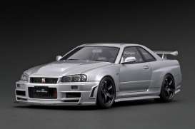   - Nismo R34 GT-R Z-tune silver - 1:18 - Ignition - IG3296 - IG3296 | Toms Modelautos