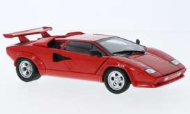 Lamborghini  - Countach red - 1:24 - Welly - 24112r - welly24112r | Toms Modelautos