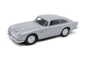 Aston Martin  - DB5 1964 silver - 1:24 - Welly - 24101 - welly24101 | Toms Modelautos