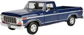 Ford  - 1979 blue - 1:24 - Motor Max - 79346b - mmax79346db | Toms Modelautos