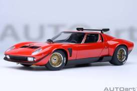 Lamborghini  - Miura JOTA SVR 1968 red - 1:18 - AutoArt - 79171 - autoart79171 | Toms Modelautos