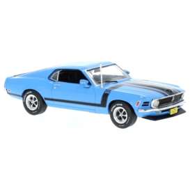 Ford Mustang - Boss 302 1970 blue/black - 1:43 - IXO Models - CLC569 - ixCLC569 | Toms Modelautos