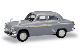 Moskvitch  - 403 grey - 1:87 - Herpa - H023672-006 - herpa023672-006 | Toms Modelautos