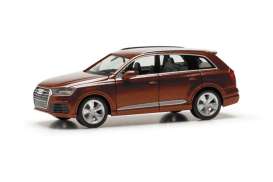 Audi  - Q7 red - 1:87 - Herpa - H038447-005 - herpa038447-005 | Toms Modelautos