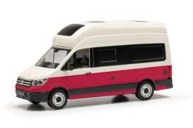 Volkswagen  - Crafter beige/red - 1:87 - Herpa - H096294-003 - herpa096294-003 | Toms Modelautos