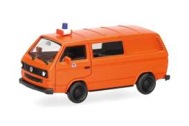 Volkswagen  - T3 orange - 1:87 - Herpa - H098281 - herpa098281 | Toms Modelautos