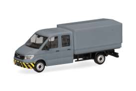 MAN  - TGE grey - 1:87 - Herpa - H098328 - herpa098328 | Toms Modelautos