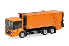 Mercedes Benz  - Econic Faun Variopress orange - 1:87 - Herpa - 319003 - herpa319003 | Toms Modelautos