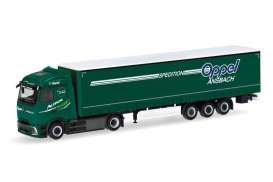 Mercedes Benz  - Actros Pro green - 1:87 - Herpa - 319072 - herpa319072 | Toms Modelautos