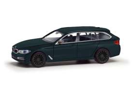 BMW  - 5 Touring green - 1:87 - Herpa - herpa430708-004 - herpa430708-004 | Toms Modelautos