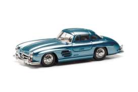 Mercedes Benz  - 300 SL blue - 1:87 - Herpa - herpa430975-002 - herpa430975-002 | Toms Modelautos