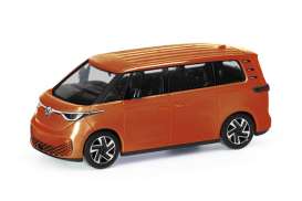 Volkswagen  - ID. Buzz orange - 1:87 - Herpa - H431125-002 - herpa431125-002 | Toms Modelautos