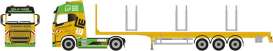 Volvo  - FH GL XL yellow/green - 1:87 - Herpa - H958622 - herpa958622 | Toms Modelautos