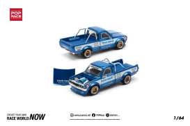 Datsun  - 620 blue - 1:64 - Pop Race Limited - PR640217 - PR640217 | Toms Modelautos