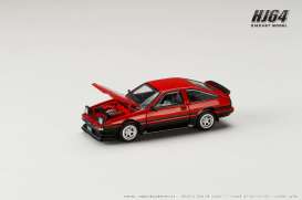 Toyota  - Sprinter red/black - 1:64 - Hobby Japan - HJ645052RB - HJ645052RB | Toms Modelautos