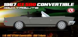 Ford Mustang - GT 500 Convertible G60 Tribute 1967 grey - 1:18 - Acme Diecast - 1801884 - acme1801884 | Toms Modelautos