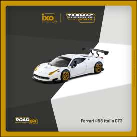 Ferrari  - 458 white - 1:64 - Tarmac - T64R-074-WH - TC-T64R-074-WH | Toms Modelautos