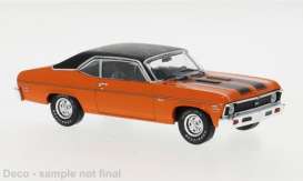 Chevrolet  - Nova SS 1971 orange/black - 1:43 - IXO Models - CLC596 - ixCLC596 | Toms Modelautos